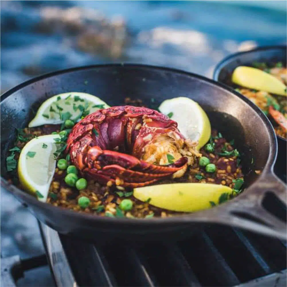 WROUGHT IRON SAUTEUSE PAN “SATIN” 22CM