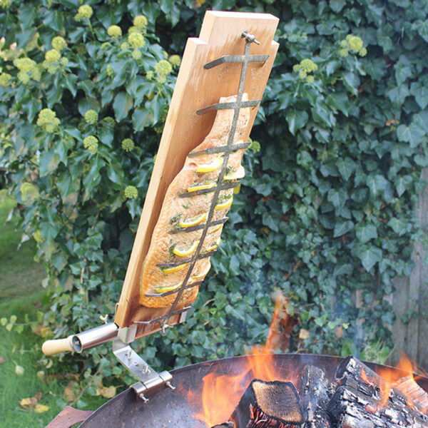 Flammlachsbrett 600 x 180 mm (adaptor included)
